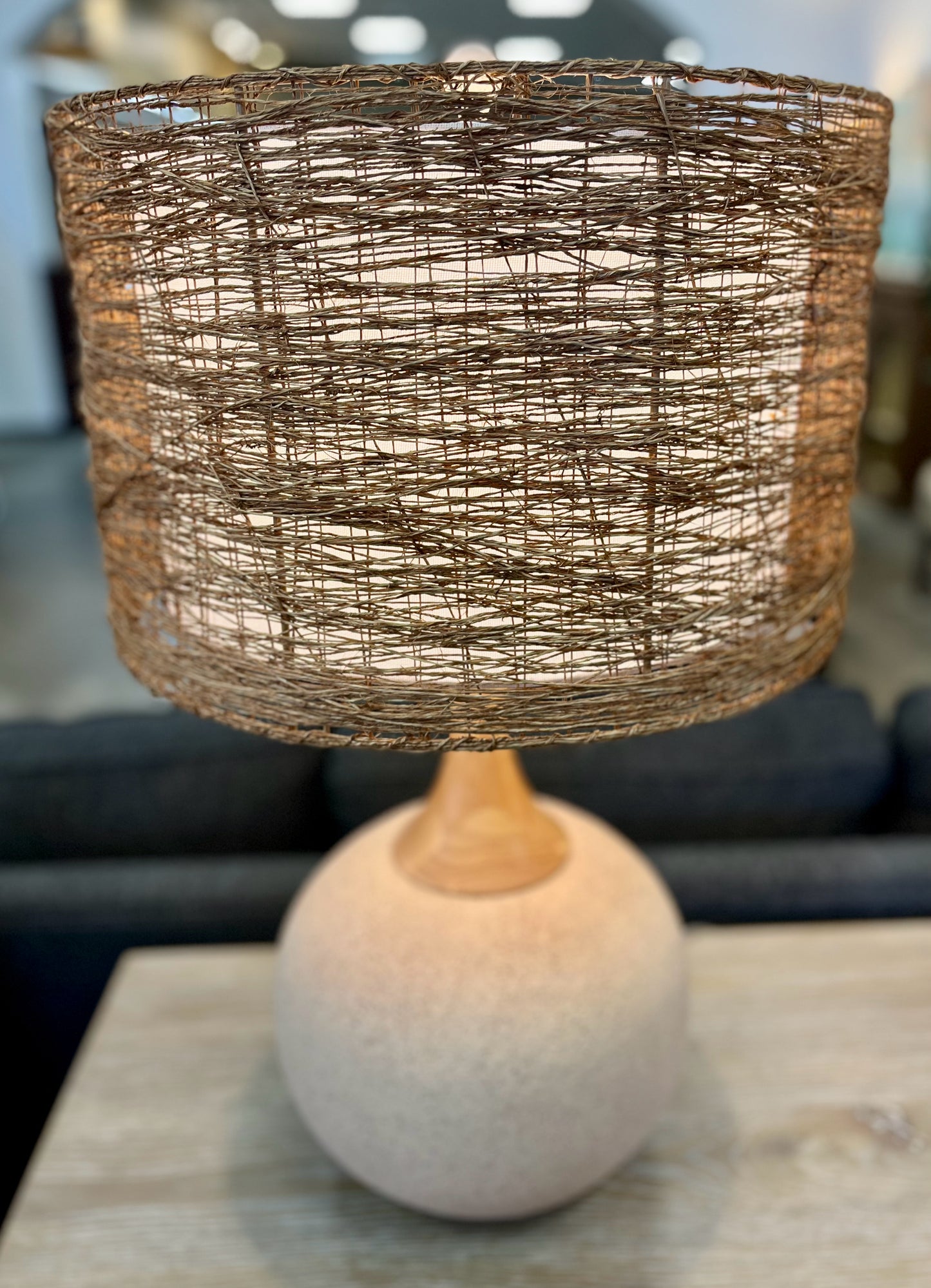 Lamp - Sandstone Wood