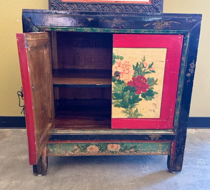 Antique Hand Painted Cabinet