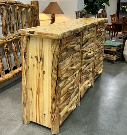 Knotty Aspen Dresser