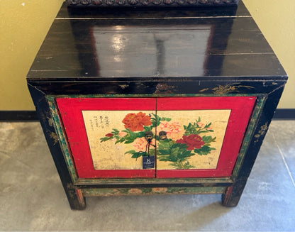 Antique Hand Painted Cabinet