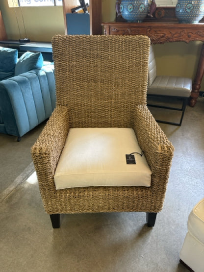 Seagrass Crate and Barrel Chair